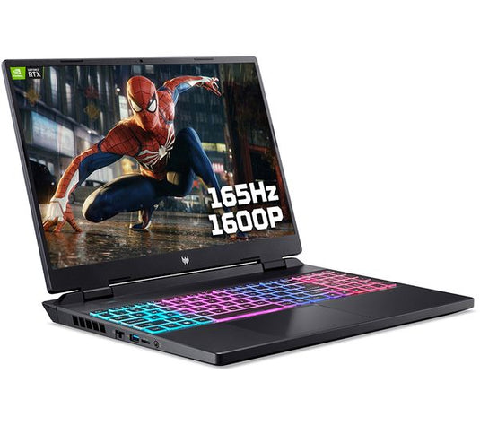 Acer Gaming Laptop Predator Helios Neo - 13th Generation H-Series Core i7 16GB DDR5 RAM 1TB SSD NVIDIA RTX 4060 Graphics RGB Backlit Keyboard 16" 165Hz Quad-HD Screen