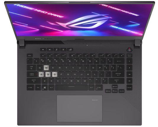 ASUS Gaming Laptop ROG G513 - H-Series Ryzen 7 16GB RAM 512GB SSD NVIDIA RTX 3050 Ti Graphics RGB Lighting 15.6" 144Hz FHD Screen