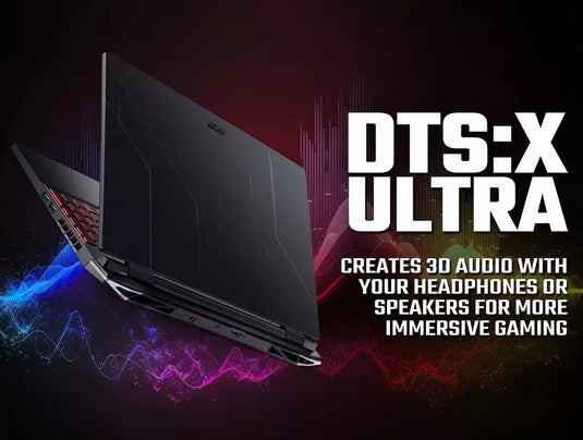 Acer Gaming Laptop Nitro AN515-58 - 12th Generation H-Series i7 16GB RAM 512GB SSD NVIDIA RTX 3050 Graphics 15.6" 144Hz IPS FHD Screen