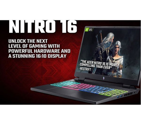 Acer Gaming Laptop Nitro 16 - 7th Generation H-Series Ryzen