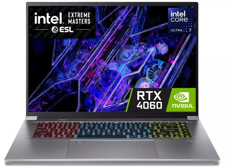 Acer Gaming Laptop Predator Triton - H-Series Ultra 7 16GB DDR5 RAM 1TB SSD RGB Backlit Keyboard 16-Core Processor NVIDIA RTX 4060 Graphics 16" 240Hz Quad-HD Screen