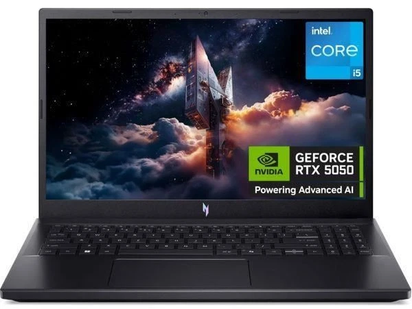 Acer Gaming Laptop V15 - 13th Generation H-Series i5 16GB RAM 512GB SSD 8GB NVIDIA RTX 5050 Graphics Backlit KB 15.6" 165Hz IPS FHD Screen