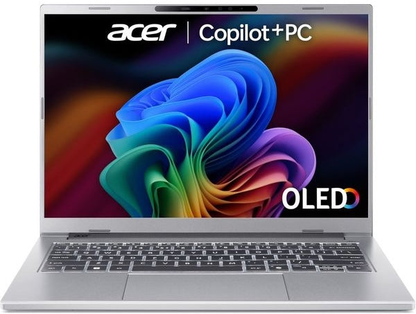 Acer Laptop Aspire 14 AI - Intel Ultra 5 Series 2 16GB DDR5 RAM 512GB SSD Wi-Fi 7 Backlit KB 1.24KG Weight 14" OLED FHD Screen