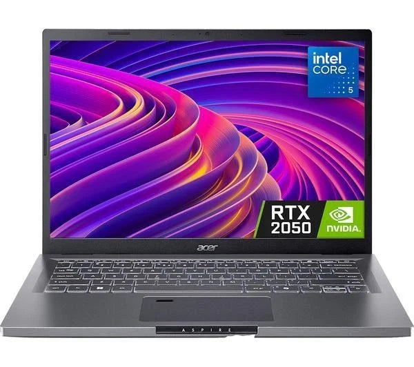 Acer Laptop Aspire 14 - Intel Core 5 16GB DDR5 RAM 512GB SSD WiFi 6E 4GB NVIDIA RTX Graphics Backlit KB Windows 11 Home 14" IPS FHD Screen