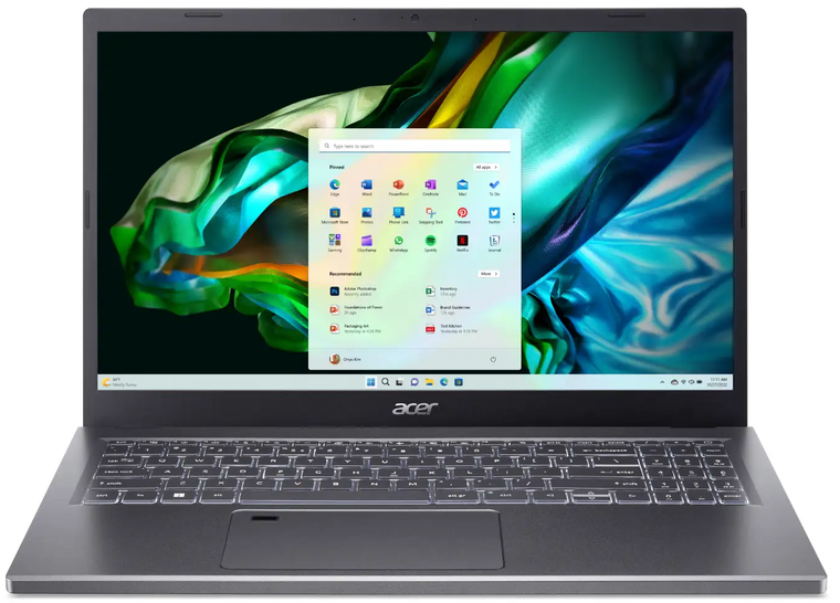 Acer Laptop Aspire A515-58 - 13th Generation H-Series Core i7 16GB DDR5 RAM 1TB SSD Backlit Keyboard Windows 11 Home 15.6" IPS FHD Screen