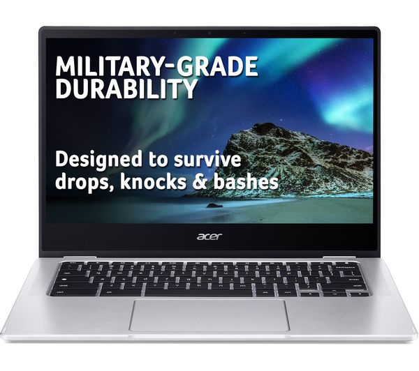 Acer Laptop Chromebook Spin 314 - Intel Dual-Core 4GB RAM 128GB eMMC 2-in-1 Design ChromeOS 14" IPS FHD Touchscreen