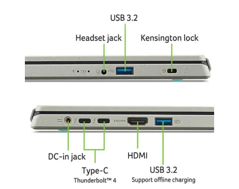 Acer Laptop Vero 15 - 13th Generation Core i7 16GB RAM 1TB
