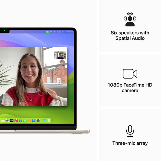 Apple Laptop MacBook Air 15 - Brand New Apple M3 Chip 16GB