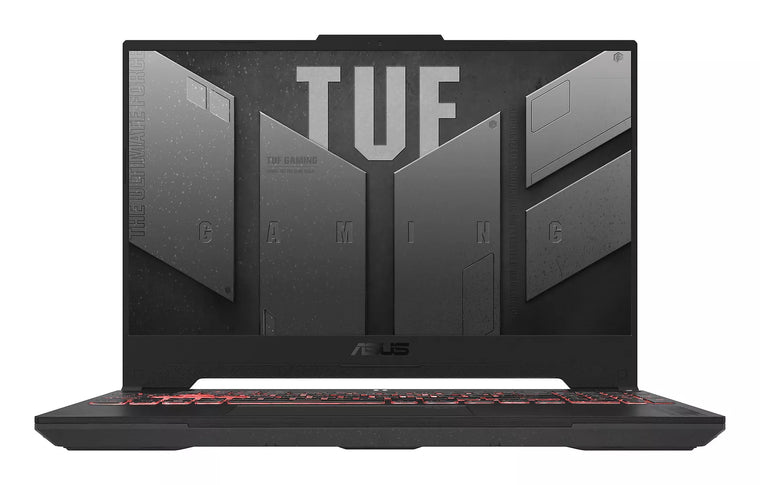ASUS Gaming Laptop TUF A15 - 7th Generation H-Series Ryzen 5 16GB DDR5 RAM 512GB SSD Backlit KB NVIDIA RTX 4050 Graphics 15.6" 144Hz IPS FHD Screen