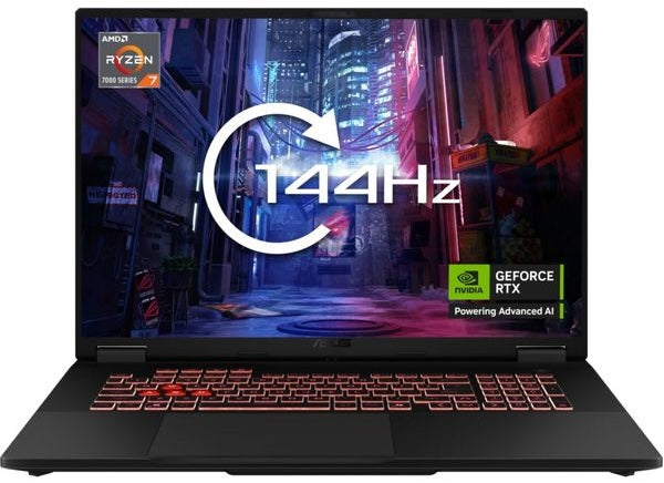 ASUS Gaming Laptop TUF A18 - AMD Ryzen 7 16GB DDR5 RAM 1TB SSD RGB Backlit KB 8GB NVIDIA RTX 5060 Graphics 18"  144Hz FHD+ Screen