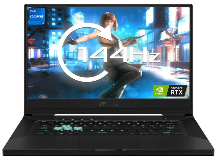 ASUS Gaming Laptop TUF Dash F15 - H-Series Core i7 16GB RAM 512GB SSD NVIDIA RTX 3050 Ti Graphics 15.6" 144Hz FHD Screen
