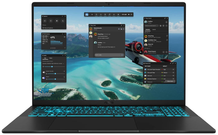 ASUS Gaming Laptop V16 - Intel Core 7 Series 2 32GB DDR5 RAM 1TB SSD Backlit KB 8GB NVIDIA RTX 5060 Graphics 16" 144Hz IPS FHD Screen