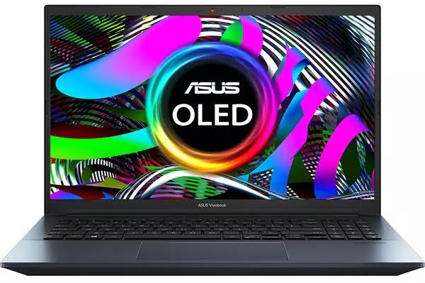 ASUS Laptop M3500QA - Eight-Core Ryzen 9 16GB RAM 1TB SSD NVIDIA RTX 3050 Graphics Backlit Keyboard 15.6" OLED FHD Screen