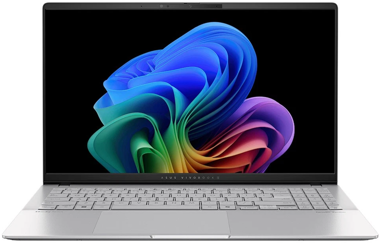 ASUS Laptop VivoBook S 15 - 12-Core Snapdragon X Elite 16GB DDR5 RAM 1TB SSD Backlit KB WiFi 7 15.6" 120Hz 3K OLED Screen