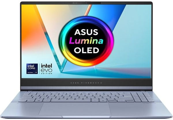 ASUS Laptop VivoBook S 15 - H-Series Ultra 7 16GB DDR5 RAM 1TB SSD Backlit KB 15.6" 120Hz 3K OLED Screen