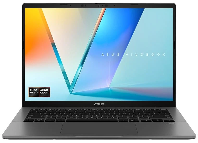 ASUS Laptop VivoBook S14 - AMD Ryzen 9 32GB DDR5 RAM 1TB SSD 1.39KG Weight Backlit KB 14" IPS 2.5K Screen