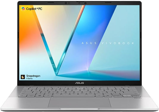 ASUS Laptop VivoBook S14 - Eight-Core Snapdragon X 16GB