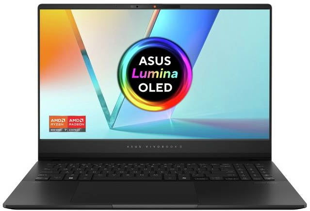 ASUS Laptop VivoBook S15 - 8th Generation Ryzen 7 16GB DDR5 RAM 512GB SSD Harman/Kardon Speakers RGB Backlit Keyboard 15.6" 120Hz 3K OLED Screen