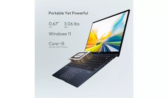 ASUS Laptop ZenBook 14 - 12th Generation Core i5 8GB DDR5
