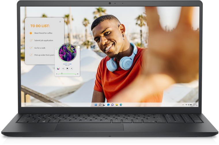Dell Laptop Inspiron 15 - 7th Generation Ryzen 5 8GB DDR5 RAM 512GB SSD Windows 11 Home 15.6" 120Hz IPS FHD Screen