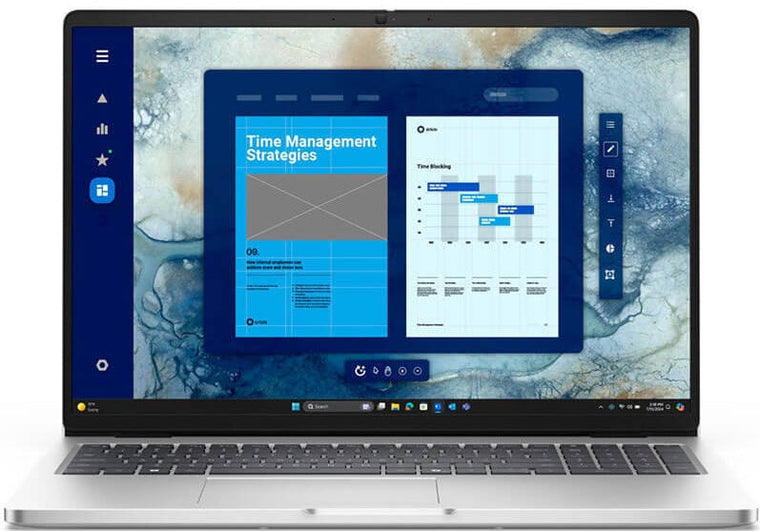 Dell Laptop Pro 16 - Intel Ultra 5 Series 2 16GB DDR5 RAM 512GB SSD Backlit KB Windows 11 Pro 16" IPS FHD Screen