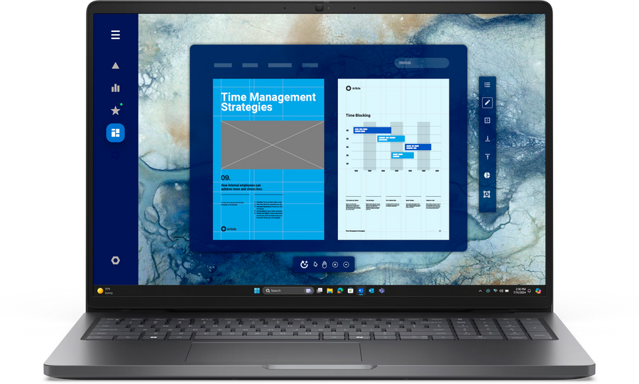 Dell Laptop Pro 16 Max - Intel Ultra 5 Series 2 32GB DDR5 RAM 512GB SSD Backlit KB NVIDIA RTX Pro 500 Windows 11 Pro 16" IPS FHD Screen