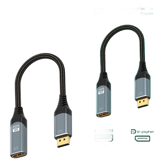 Display Port Male to HDMI Female Converter Adapter Display