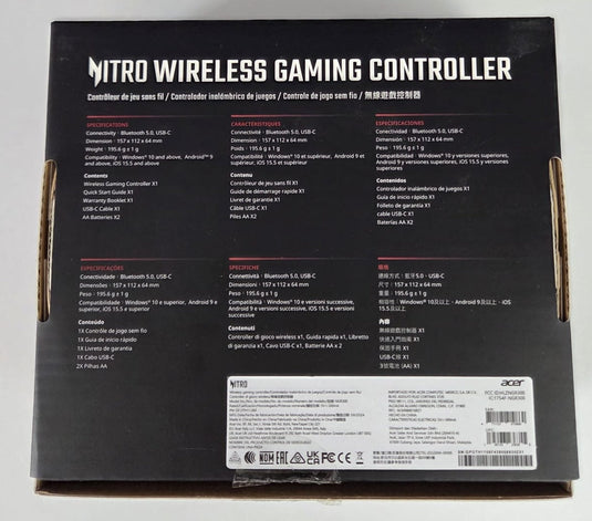 Gaming Controller - Acer Nitro Wirelss Gaming Controller
