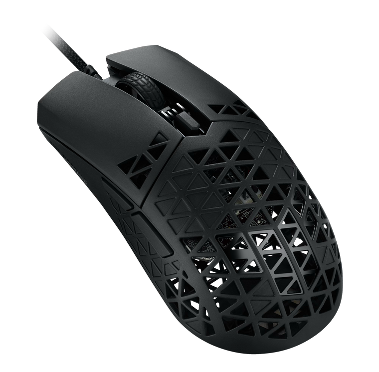 Gaming Mouse - Lightweight Gaming Mouse 16000 DPI 6 Programmable Buttons IPX6 Antibacterial Guard Pure PTFE feet - ASUS TUF