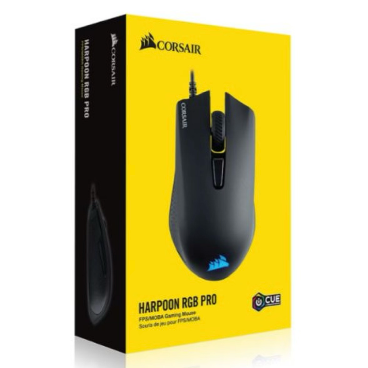 Gaming Mouse - RGB FPS/MOBA Lightweight Optical Gaming Mouse Omron Switches 12000 DPI 6 Programmable Buttons - Corsair
