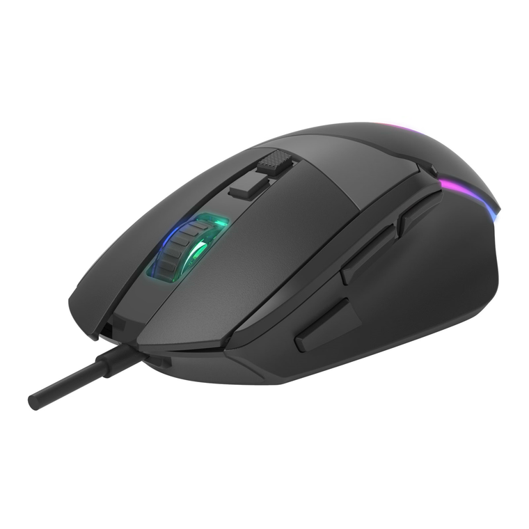Gaming Mouse - Scorpion M411 Duke 60 USB RGB Programmable Gaming Mouse (Black) - Marvo
