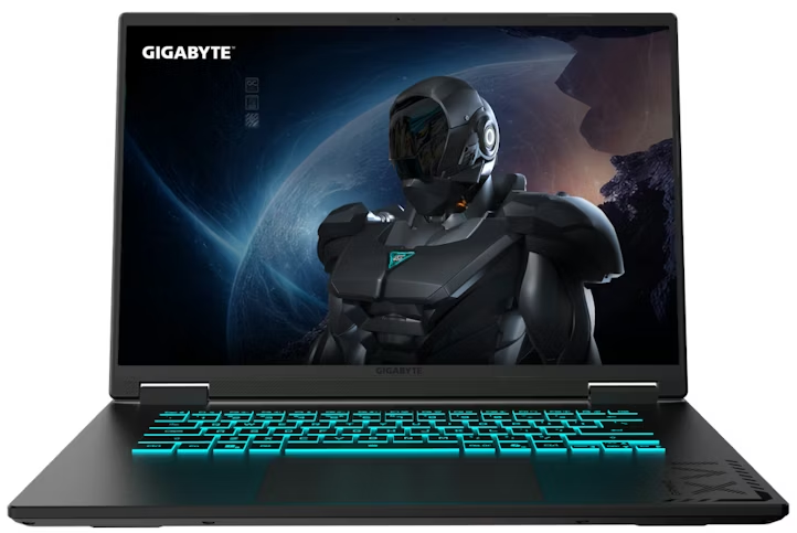 Gigabyte Gaming Laptop A16 - 13th Generation H-Series i7 16GB DDR5 RAM 1TB SSD RGB Backlit KB 8GB NVIDIA RTX 5050 Graphics 16" 165Hz IPS FHD Screen