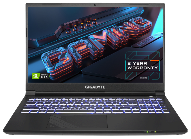Gigabyte Gaming Laptop G5 - 13th Generation H-Series i5 16GB DDR5 RAM 512GB SSD NVIDIA RTX 4060 Graphics 15.6" 144Hz FHD Screen