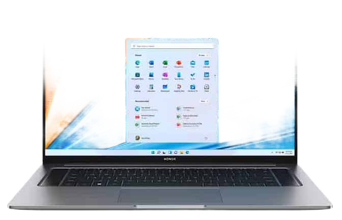 HONOR Laptop MagicBook 16 - H-Series Ryzen 5 16GB RAM 512GB SSD All-Metal Body Backlit Keyboard 16.1" 144Hz FHD Screen