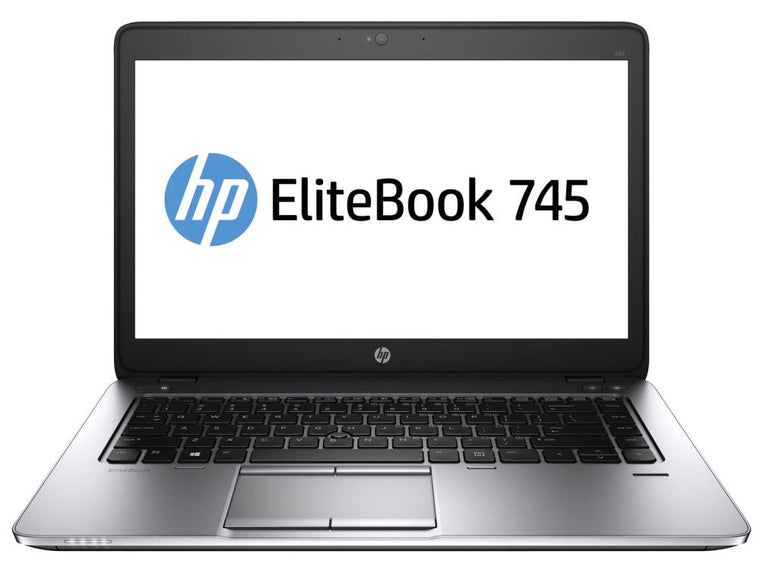 HP EliteBook 745 G3 - AMD Quad-Core, 8GB RAM, 500GB HDD, Backlit Keyboard, Windows 10 Pro, 14" HD Screen, Laptop