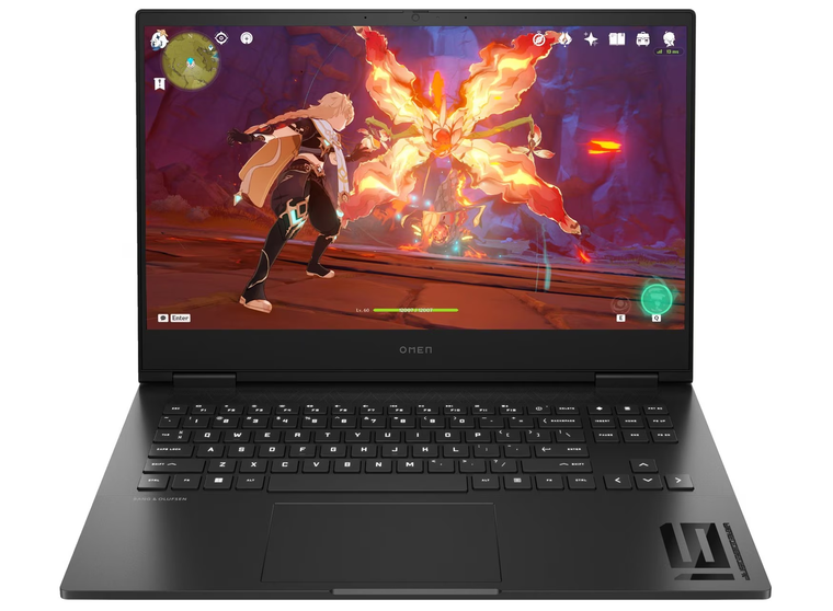HP Gaming Laptop Omen 16-xd0001sa - 7th Generation H-Series Ryzen 7 16GB DDR5 RAM 512GB SSD RGB Backlit Keyboard 6GB NVIDIA RTX 4050 Graphics 16.1" 144Hz IPS FHD Screen