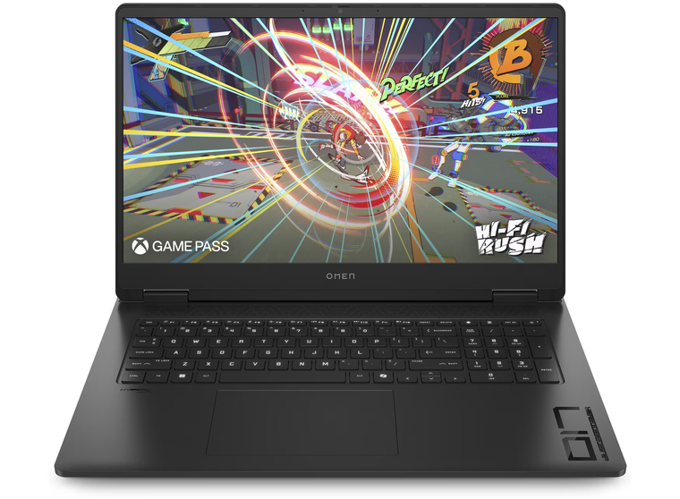 HP Gaming Laptop Omen 17 - 8th Generation H-Series Ryzen 7 32GB DDR5 RAM 1TB SSD NVIDIA RTX4050 Graphics RGB Backlit Keyboard 17.3" 144Hz IPS FHD Screen