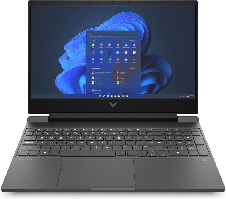 HP Gaming Laptop Victus 15-fa0017na - 12th Generation H-Series i5 8GB RAM 256GB SSD NVIDIA GTX 1650 Graphics 15.6" 144Hz FHD Screen