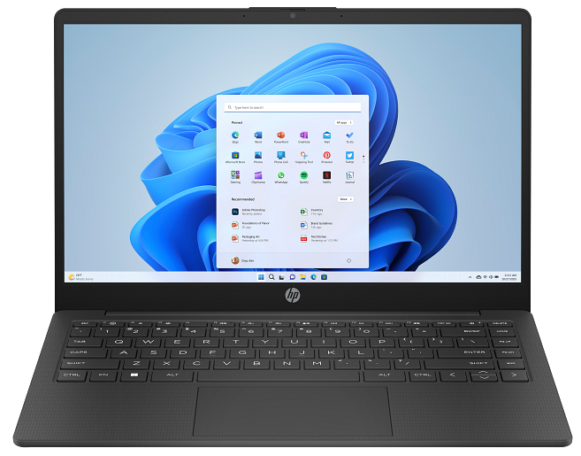 HP Laptop 14-em0018na - AMD Dual-Core 4GB DDR5 RAM 128GB Windows 11 Home 1.4KG Weight 14" HD Screen