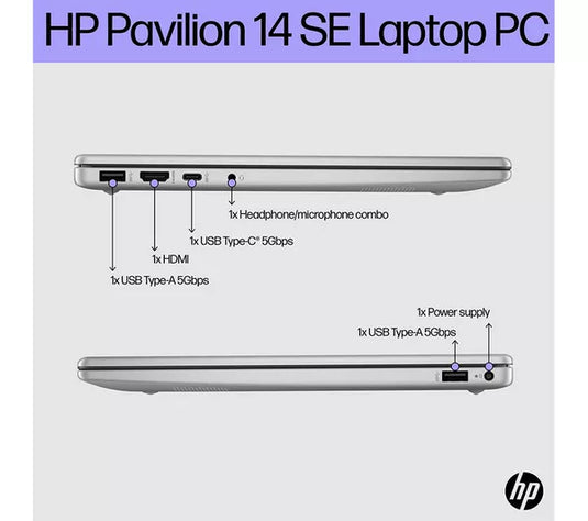 HP Laptop 14-ep0529sa - 13th Generation Core i5 16GB RAM