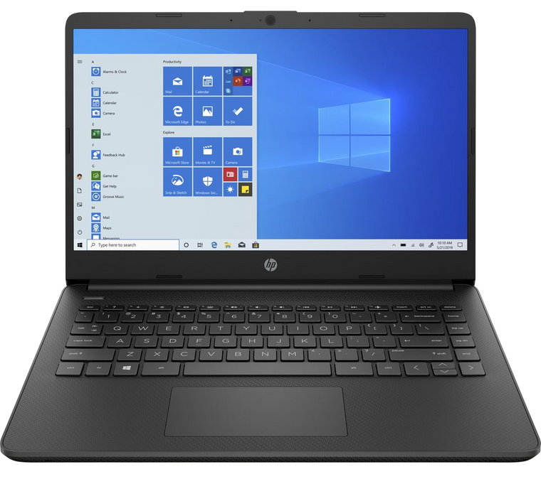 HP Laptop 14s-dq0504na - Intel Dual-Core 4GB RAM 64GB eMMC Windows 11 Home 14" FHD Screen