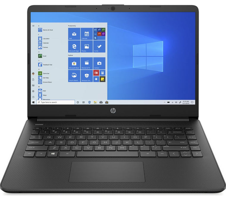HP Laptop 14s-dq0504sa - Intel Dual-Core 4GB RAM 64GB eMMC WIndows 11 Home 14" FHD Screen