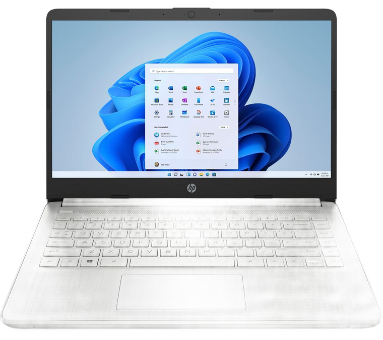 HP Laptop 14s-dq2007na - Intel Pentium Gold 8GB RAM 128GB SSD Windows 11 Home 14" FHD Screen