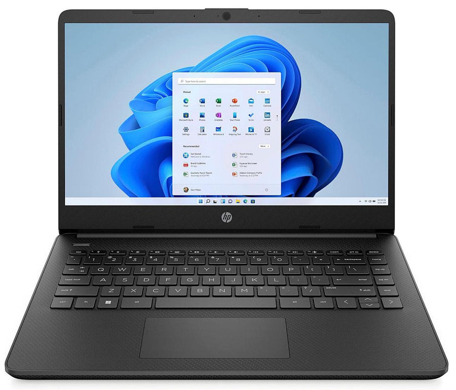 HP Laptop 14s-dq6002na - Intel Quad-Core 4GB RAM 128GB UFS Windows 11 Home 14" HD Screen