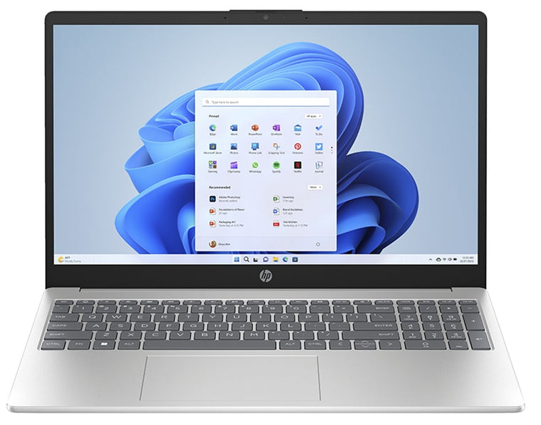 HP Laptop 15-fc0008na - 7th Generation Ryzen 5 8GB DDR5 RAM 256GB SSD Windows 11 Home 15.6" FHD Screen