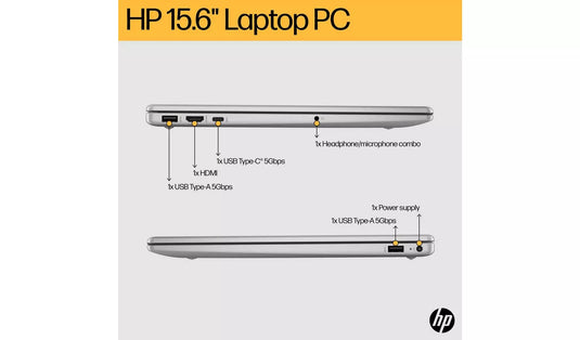 HP laptop 15-fc0049na - 7th Generation Ryzen 5 16GB DDR5