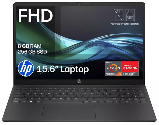 HP laptop 15-fc1002nax - 7th Generation H-Series Ryzen 5