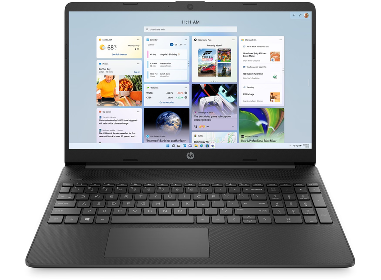 HP Laptop 15s-fq0004na - Brand New Intel Quad-Core 16GB RAM 256GB SSD Windows 11 Home 15.6" FHD Screen