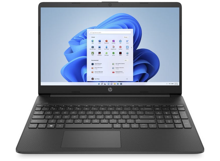 HP Laptop 15s-fq0004na - Intel Quad-Core 8GB RAM 512GB SSD Windows 11 Home 15.6" FHD Screen