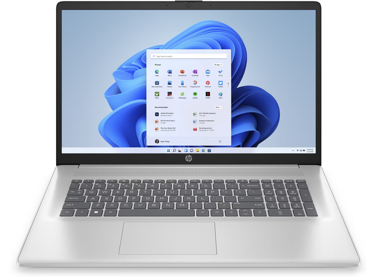 HP Laptop 17-cn3501sa - Eight-Core Core i3 8GB RAM 512GB SSD Windows 11 Home 17.3" IPS FHD Screen